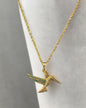Hummingbird Gold-Plated Necklace